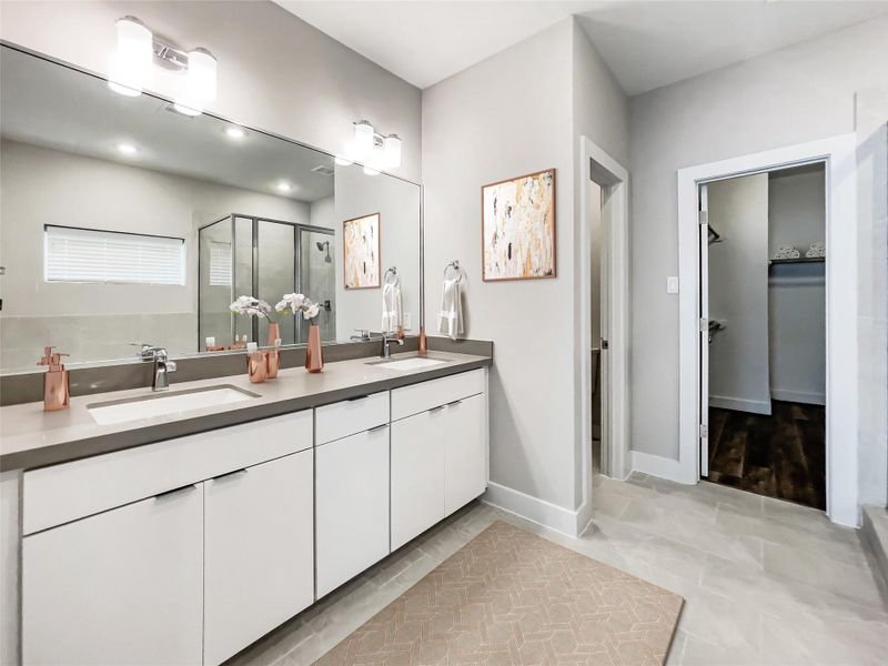 Furnished interior view inside a new home in , Houston (Image 13).