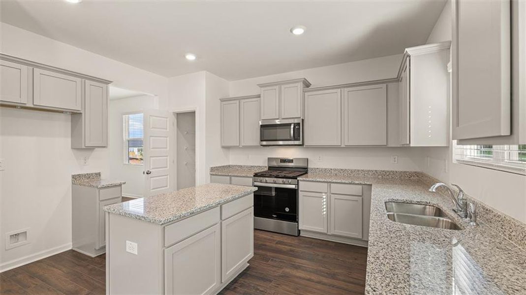 Furnished interior view inside a new home in Preserve at Dove Creek, Statham (Image 11).