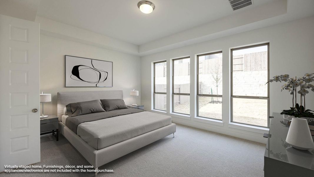 Furnished interior view inside a new home in Easton Park, Austin (Image 8).