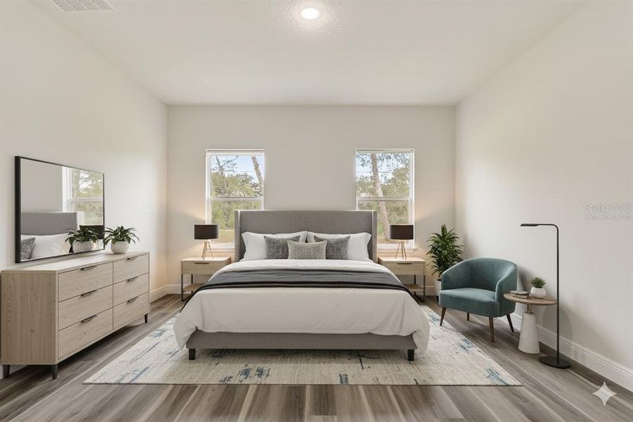 Furnished interior view inside a new home in , Ocala (Image 5).