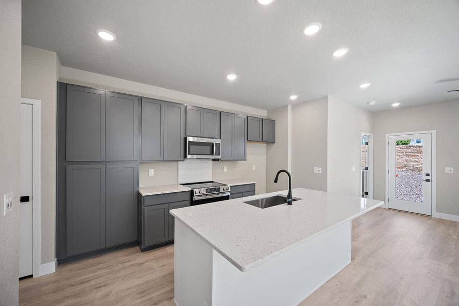 Furnished interior view inside a new home in Trails at Aspen Ridge-3, Colorado Springs (Image 5).