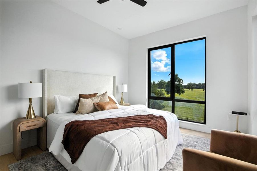 Furnished interior view inside a new home in , Dallas (Image 28).