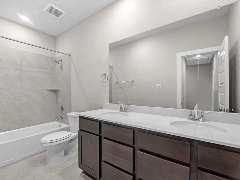 Furnished interior view inside a new home in Mason Woods, Cypress (Image 6). Furnished interior view inside a new home in Mason Woods, Cypress (Image 6).