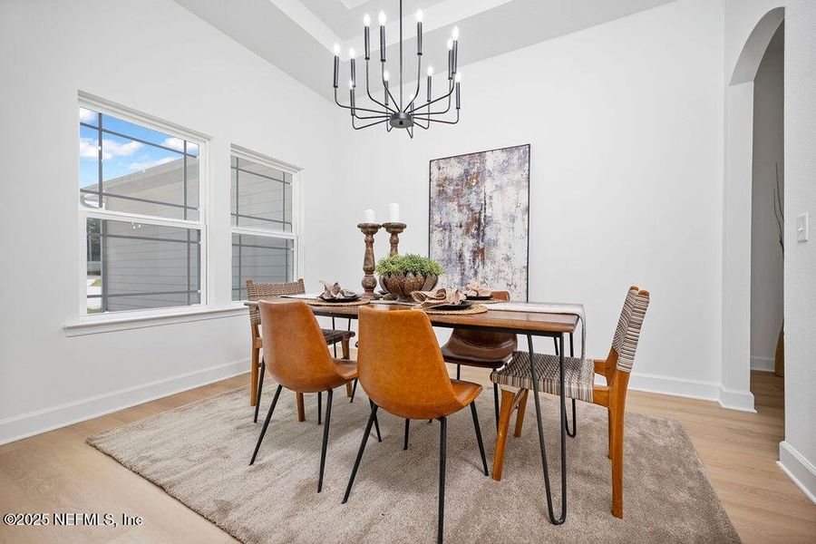 Furnished interior view inside a new home in , Melrose (Image 25).