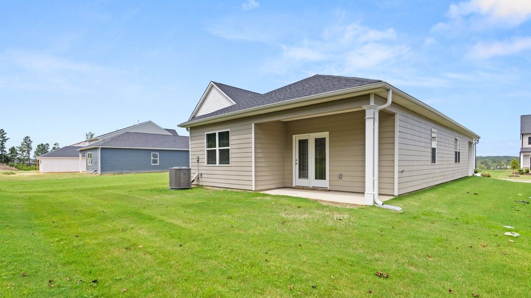 Representative exterior details of a home built from the Allex by D.R. Horton in Estates at Deer Hollow, Grovetown (Image 3). Representative exterior details of a home built from the Allex by D.R. Horton in Estates at Deer Hollow, Grovetown (Image 3).