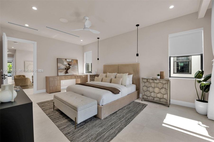 Furnished interior view inside a new home in , Fort Lauderdale (Image 39).