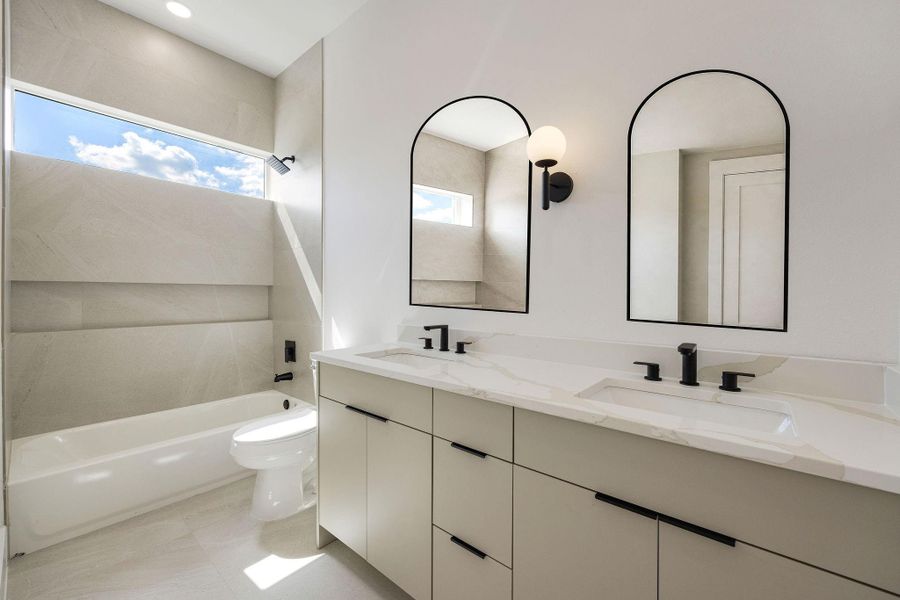 Furnished interior view inside a new home in , Houston (Image 14).