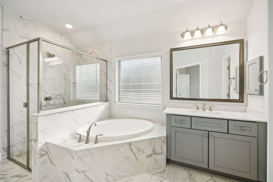 Furnished interior view inside a new home in Las Lomas, Forney (Image 8).