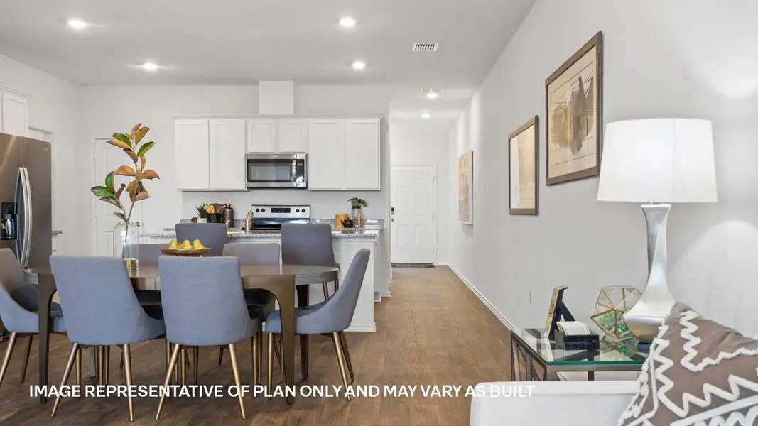 Furnished interior view inside a new home in Palomino, Manor (Image 25).