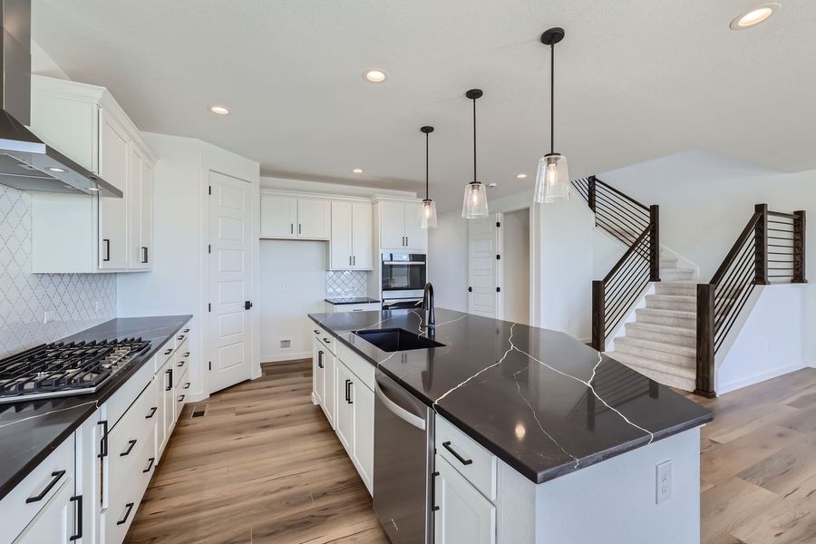 Representative furnished interior of a home built from the C426 by American Legend Homes in Sterling Ranch 50s, Colorado Springs (Image 8).
