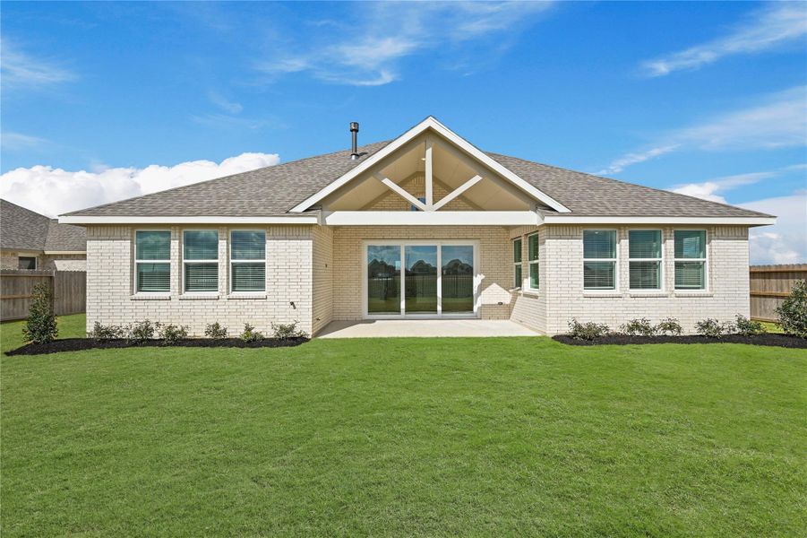 Amazing backyard with covered patio