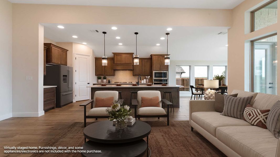 Furnished interior view inside a new home in Meraki, Forney (Image 5).