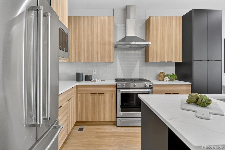 Furnished interior view inside a new home in , Denver (Image 14). Furnished interior view inside a new home in , Denver (Image 14).