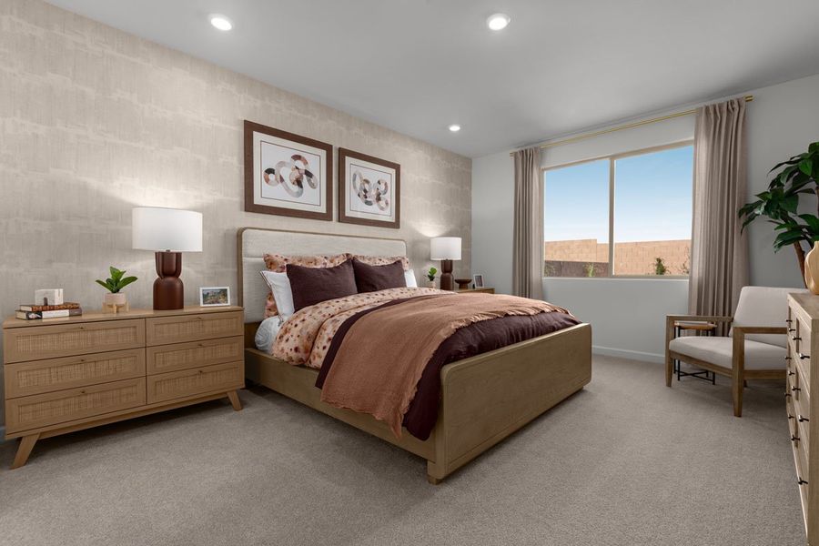 Representative furnished interior of a home built from the 2013 Modeled by KB Home in Mandarina Horizon, Marana (Image 9). Representative furnished interior of a home built from the 2013 Modeled by KB Home in Mandarina Horizon, Marana (Image 9).