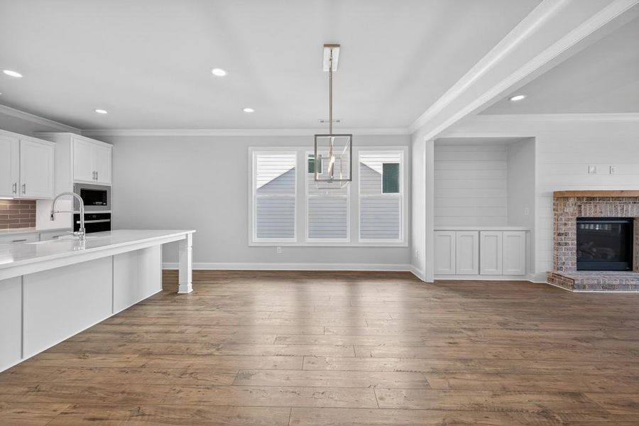 Spacious, unfurnished interior of a new home in Hemingway, Flowery Branch (Image 26).
