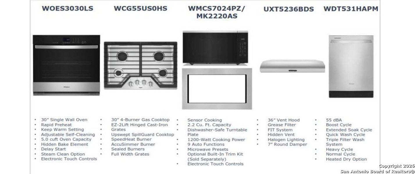 Sample of building materials used in homes in Homestead 65', Schertz (Image 26).