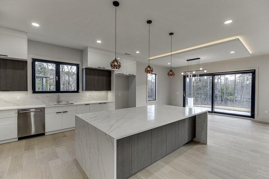 Furnished interior view inside a new home in , Buford (Image 10).