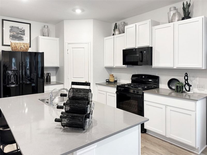 Furnished interior view inside a new home in Meadowlark Preserve, Pflugerville (Image 9).