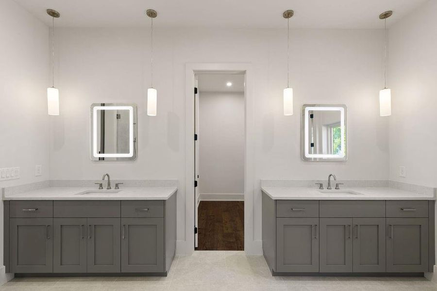 Furnished interior view inside a new home in Aster, Roswell (Image 12).