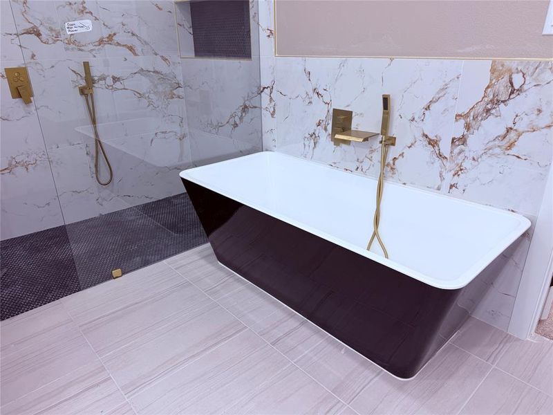 Close-up of interior finishes inside a home in , Dallas (Image 9).