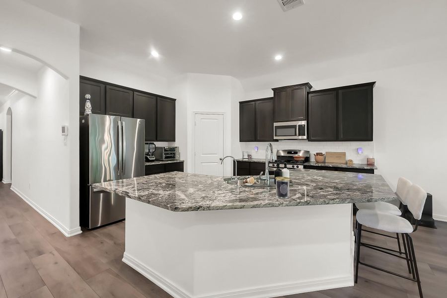 Furnished interior view inside a new home in Lexington Heights, Willis (Image 6).