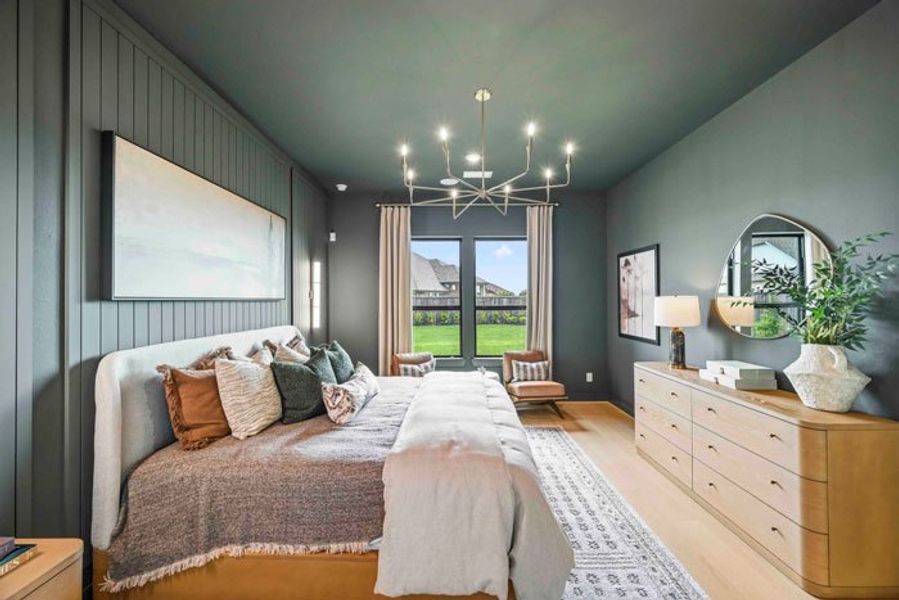 Furnished interior view inside a new home in Bridgeland 45', 50', 70', Cypress (Image 23).