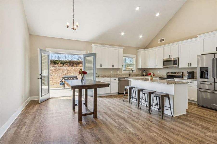 Furnished interior view inside a new home in , Maysville (Image 35).