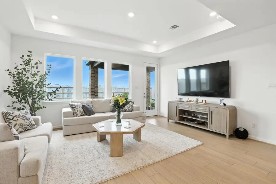 Furnished interior view inside a new home in Bridge Creek 45s and 50s, Cypress (Image 6). Furnished interior view inside a new home in Bridge Creek 45s and 50s, Cypress (Image 6).