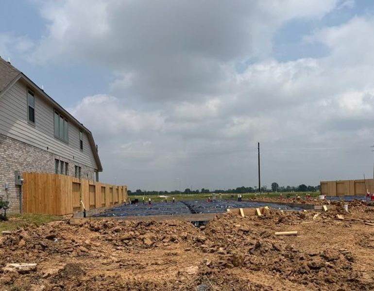 Site preparation for new homesites in Bergamo, Katy (Image 5).