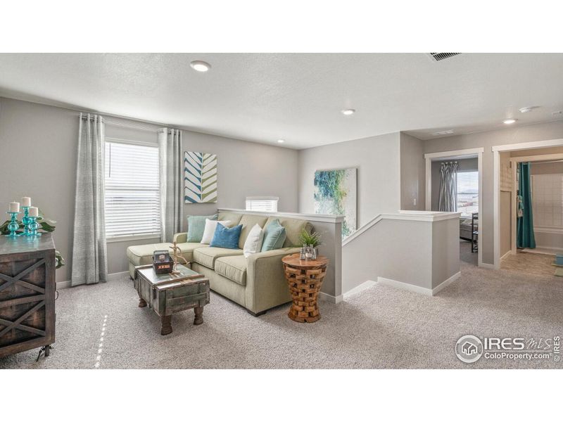 Furnished interior view inside a new home in , Fort Collins (Image 11).