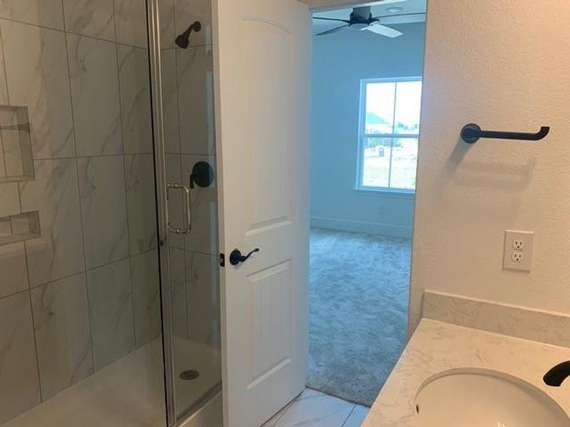Close-up of interior finishes inside a home in Dunham Pointe, Cypress (Image 16).