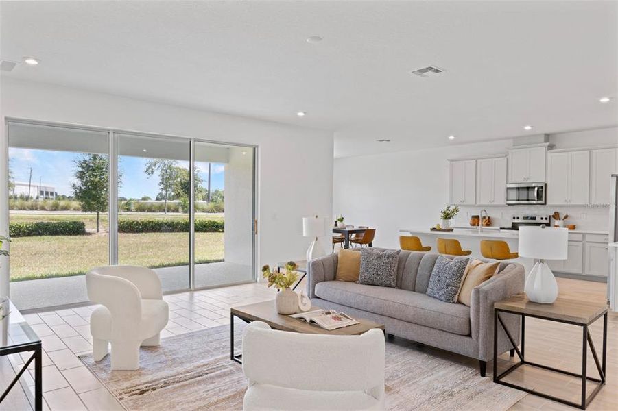 Furnished interior view inside a new home in Meadowlark Landing, Apopka (Image 9).