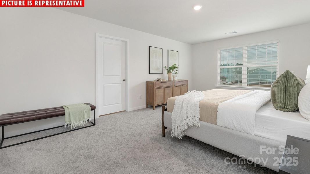 Furnished interior view inside a new home in Cardinal Creek, Charlotte (Image 22).