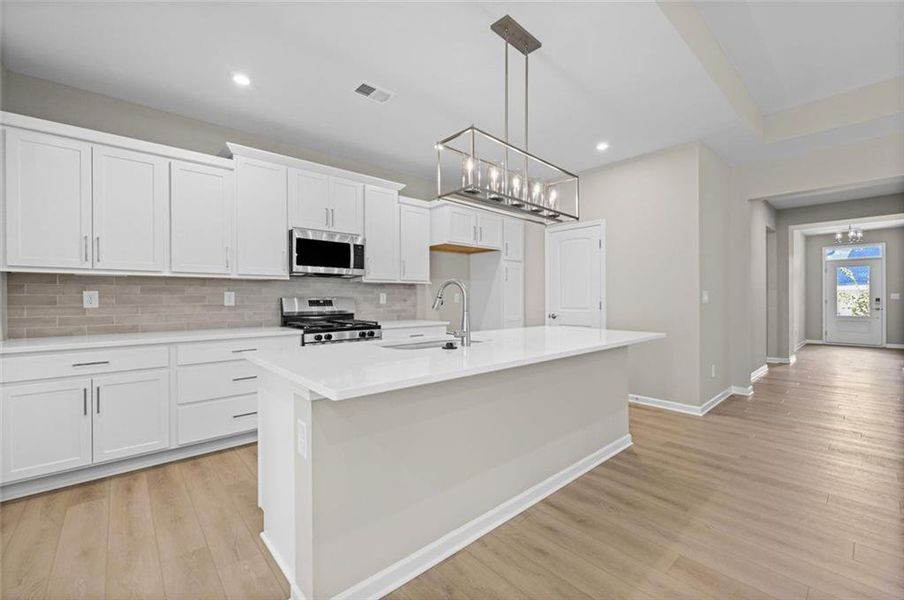 Furnished interior view inside a new home in Easton Park, Dallas (Image 6).