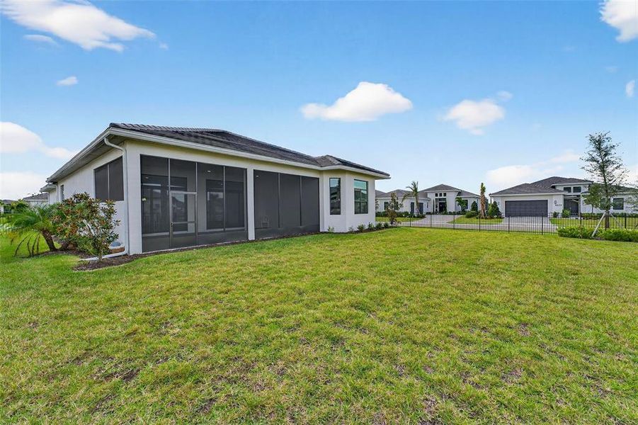Exterior details and patio area of a home in , Sarasota (Image 21).