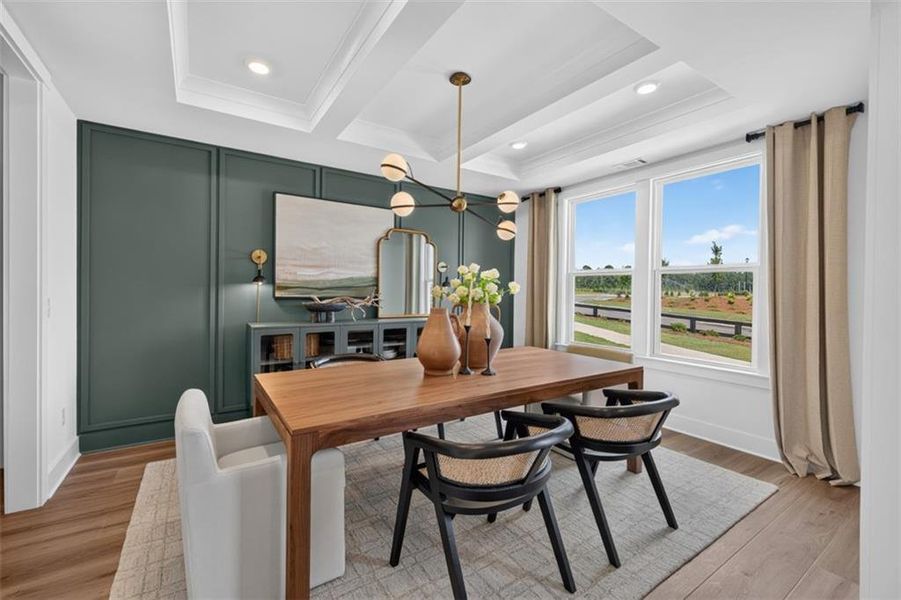 Furnished interior view inside a new home in Amherst, McDonough (Image 8).