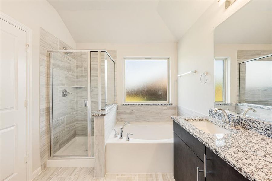 Furnished interior view inside a new home in Bear Creek Elements, Lavon (Image 19). Furnished interior view inside a new home in Bear Creek Elements, Lavon (Image 19).