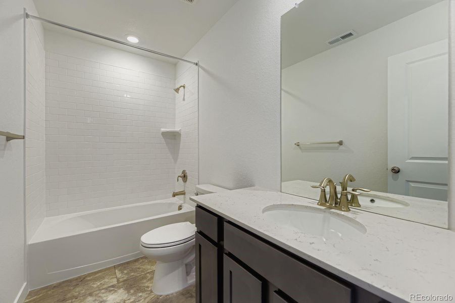 Furnished interior view inside a new home in Newlin Crossing: The Monarch Collection, Parker (Image 11). Furnished interior view inside a new home in Newlin Crossing: The Monarch Collection, Parker (Image 11).