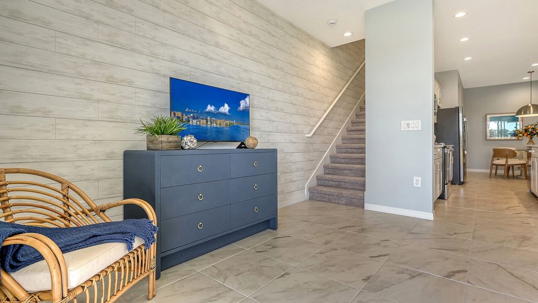 Representative furnished interior of a home built from the Avery by Neal Communities in Grand Park, Sarasota (Image 20).