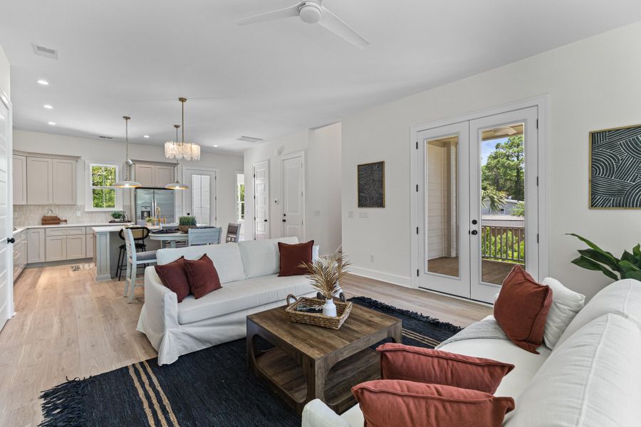 Furnished interior view inside a new home in , Mount Pleasant (Image 41).