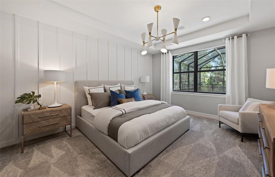 Furnished interior view inside a new home in The Strand at Cedar Grove, North Port (Image 10). Furnished interior view inside a new home in The Strand at Cedar Grove, North Port (Image 10).