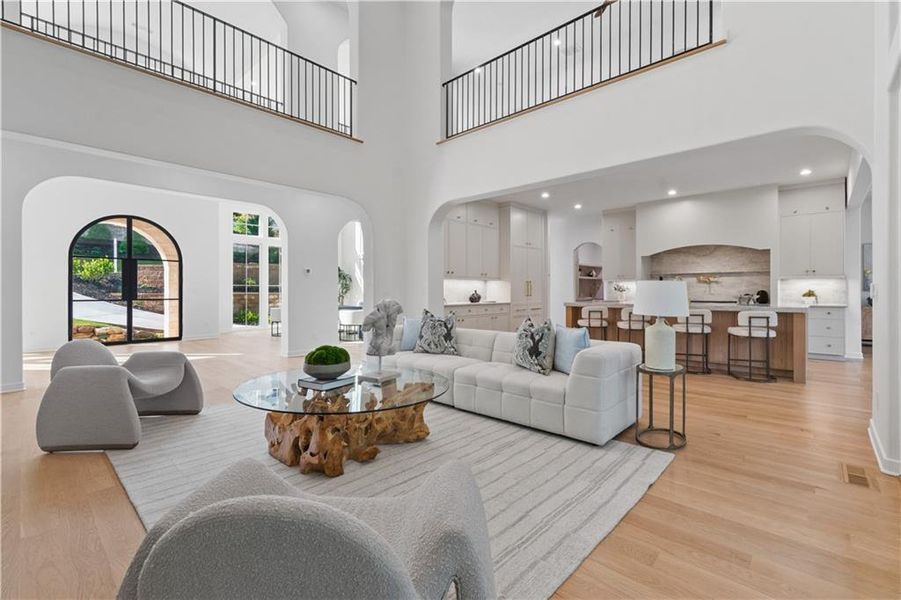 Furnished interior view inside a new home in , Alpharetta (Image 52).