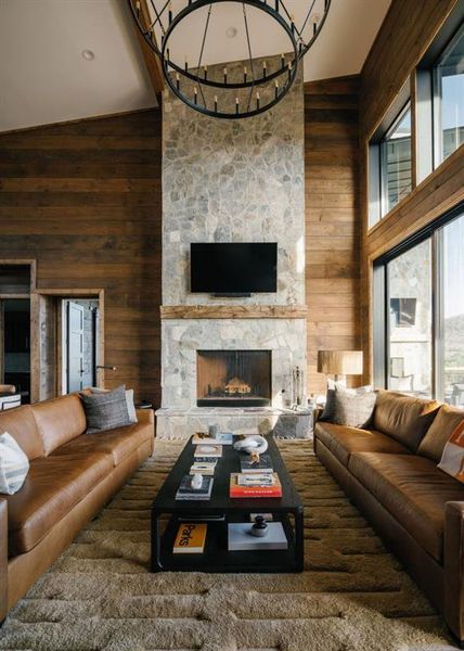 Furnished interior view inside a new home in , Mineral Bluff (Image 5).