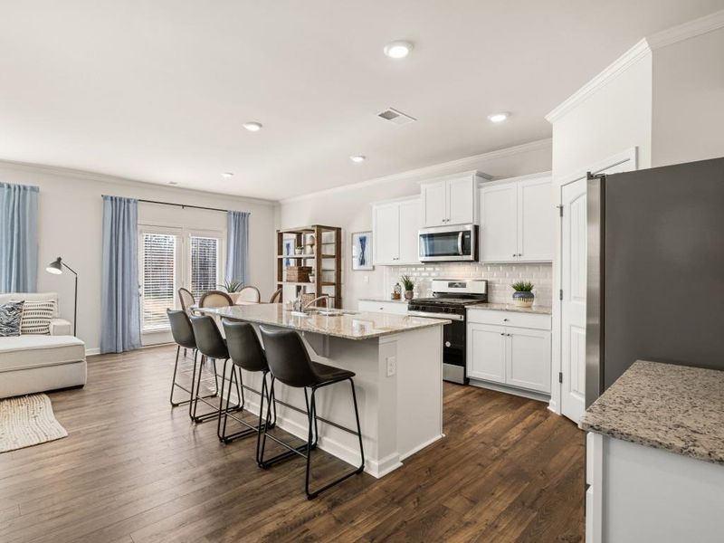 Furnished interior view inside a new home in Thompson Ridge, Dallas (Image 10).