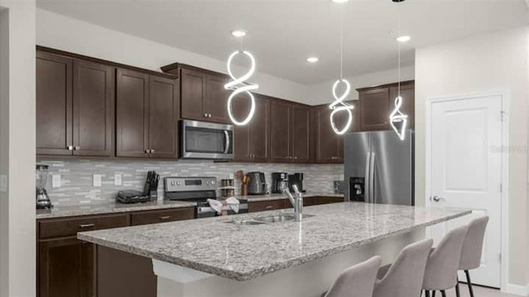 Furnished interior view inside a new home in , Clermont (Image 14).