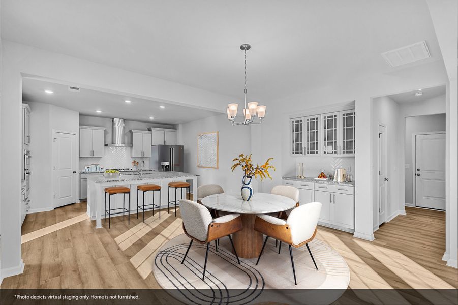 Furnished interior view inside a new home in Fieldstone, Lexington (Image 8).