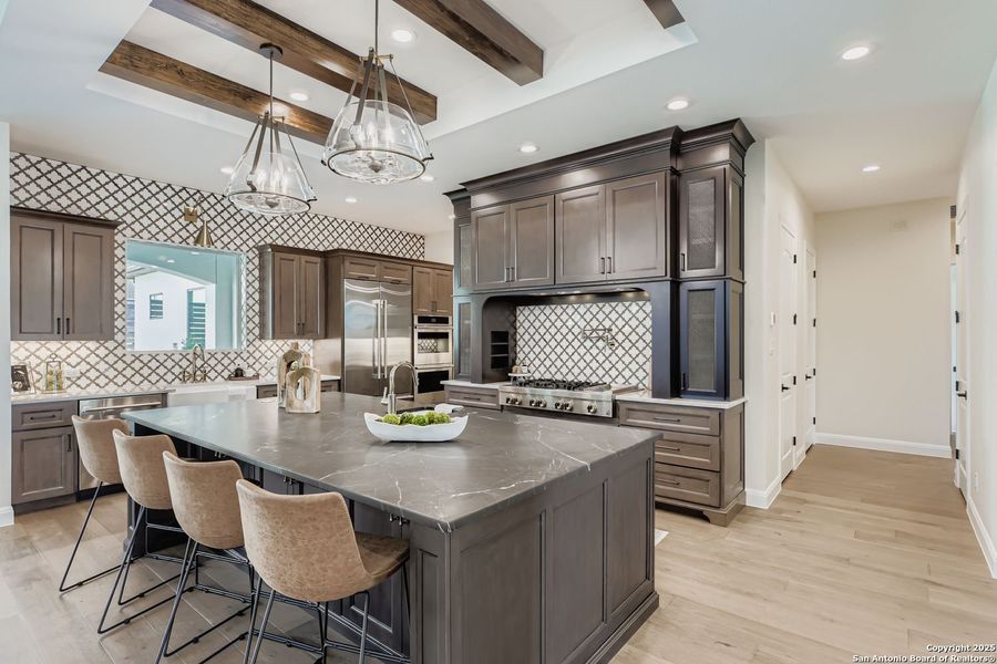 Furnished interior view inside a new home in The Bluff At The Dominion, San Antonio (Image 30).