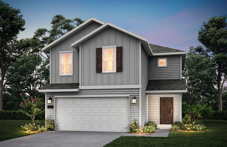 The Pierce, a 2-story new construction home showing Home Exterior HC103