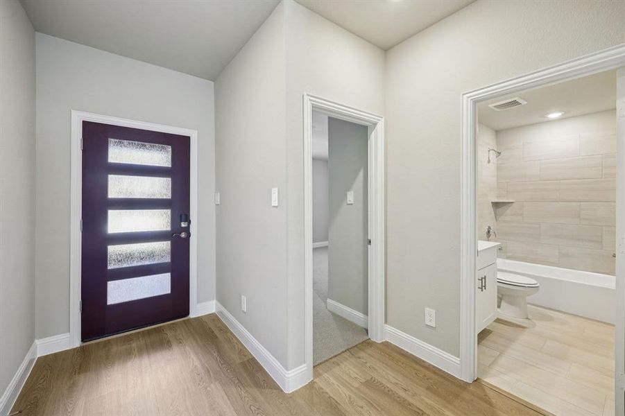 Photo is not of the actual home, but is an inspirational photo of builder’s model home and may depict options, furnishings, and/or decorator features that are not included.