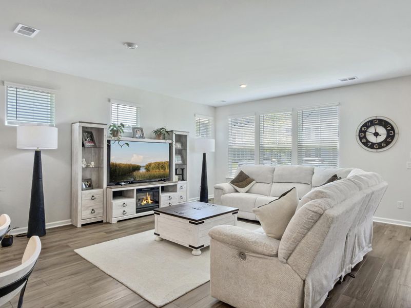 Furnished interior view inside a new home in , Summerville (Image 17). Furnished interior view inside a new home in , Summerville (Image 17).